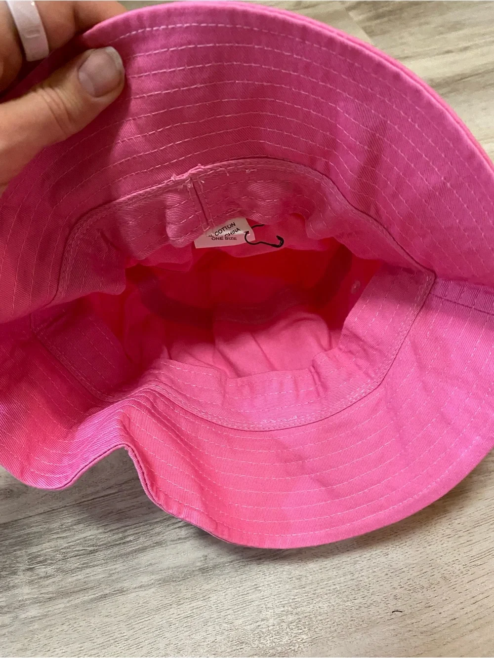 PLAYBOY Hot Pink rhinestone Spoiled bunny logo Bucket Hat - NWT